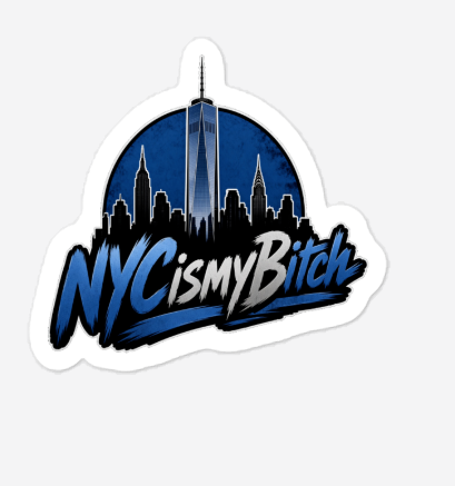 NYC is my Bitch kiss-cut sticker